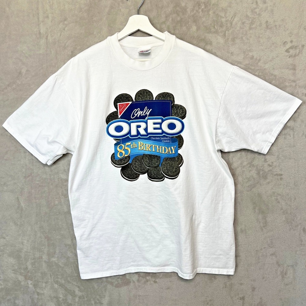 Vintage Oreo Cookies 85th Birthday Anniversary Brand Promo Tee‎ XL
